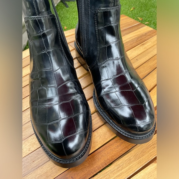 Jeffery Campbell Lomon patent leather chelsea boots size 7.5 - Picture 5 of 8